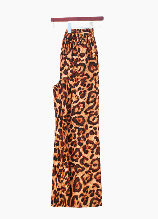 Lala trousers in coco Classic Leopard size 36
