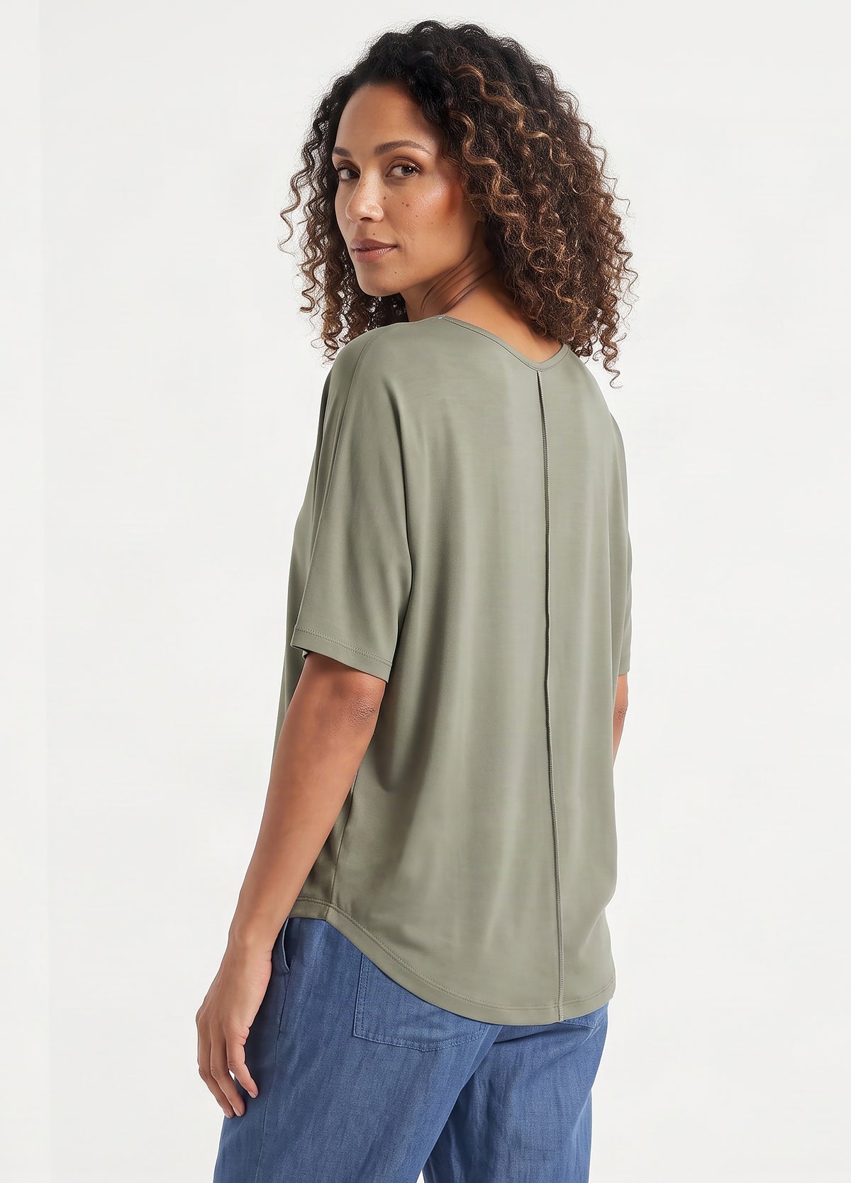 Layla t-shirt in Sage