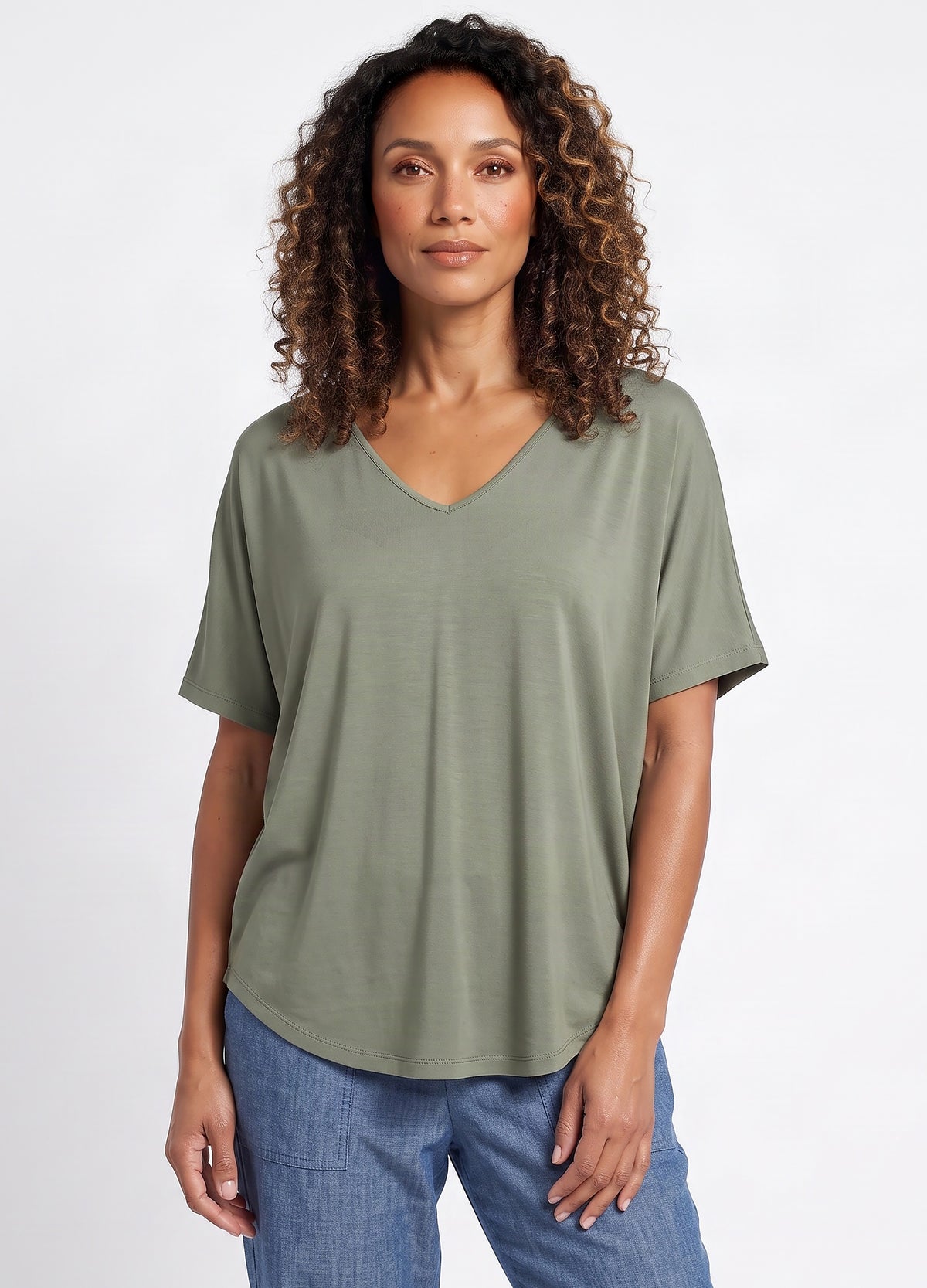 Layla t-shirt in Sage