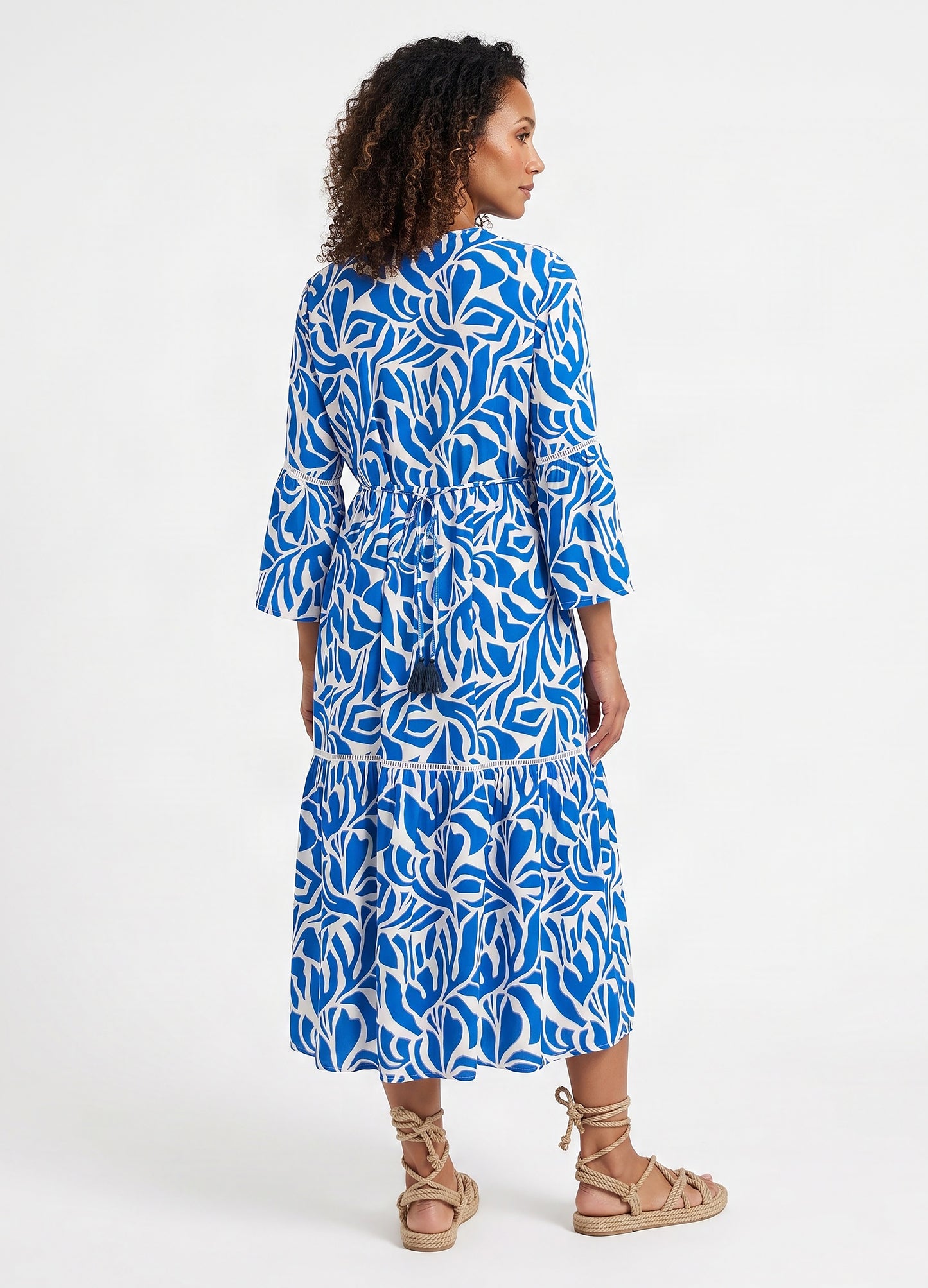 Lilly swing dress in Castle Rock print