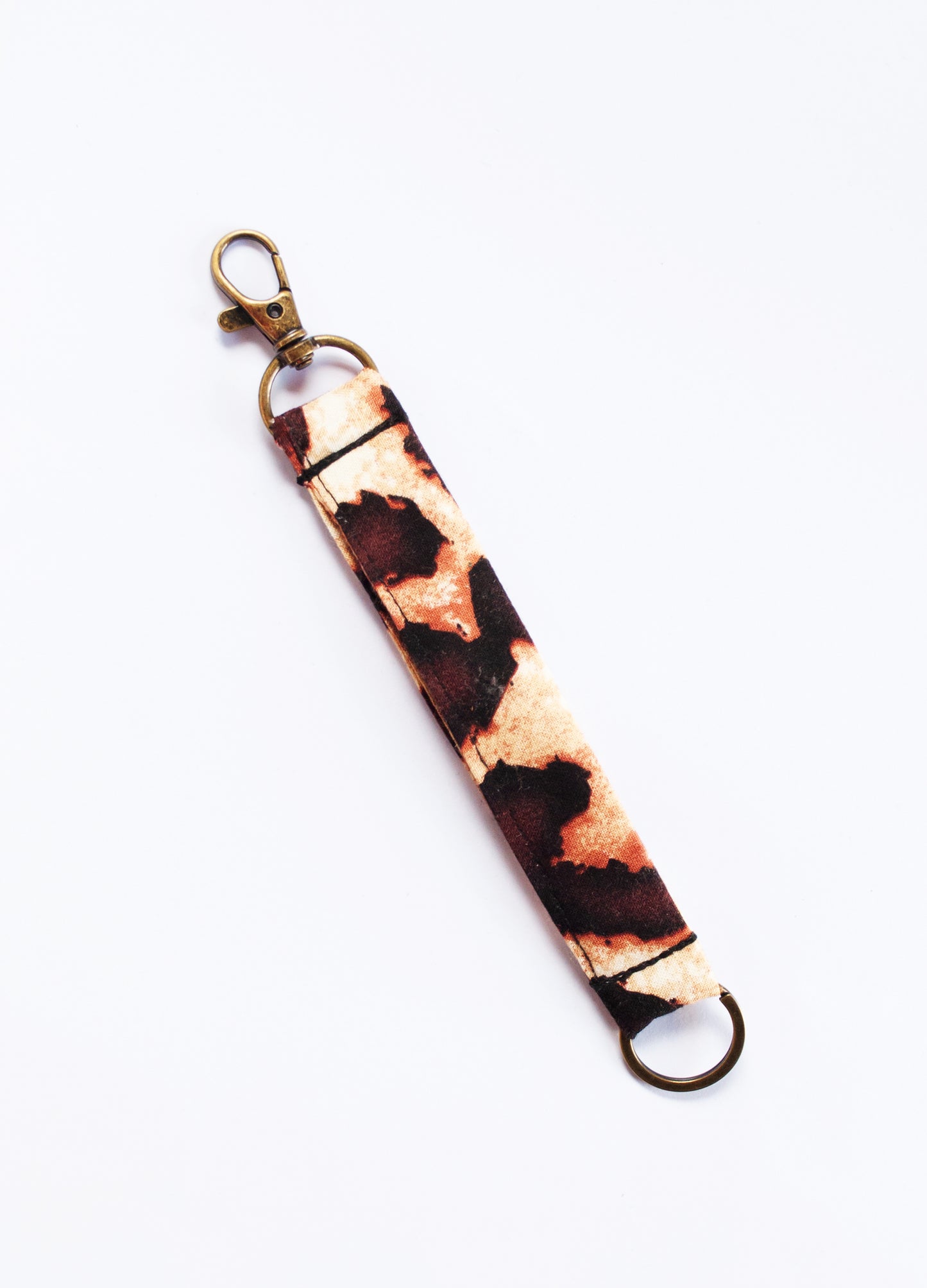 Luna key holder in coco Classic Leopard