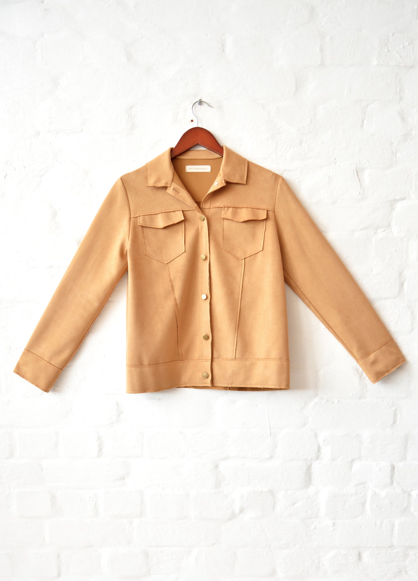 Max denim-style jacket in Amber