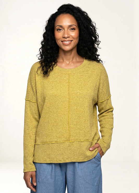 Nelly pullover in Citron knit