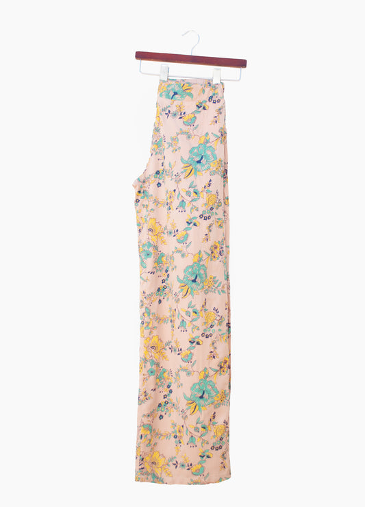 Odette trousers in biscuit Bombay Floral size 32
