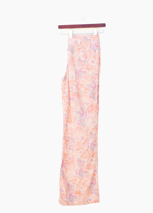Odette trousers in blush Paradise Birds size 32