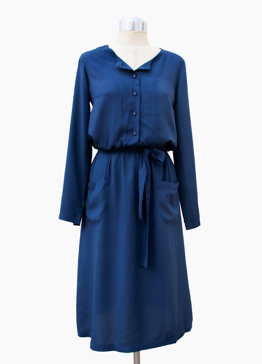 Penny shirt dress in Navy size 32