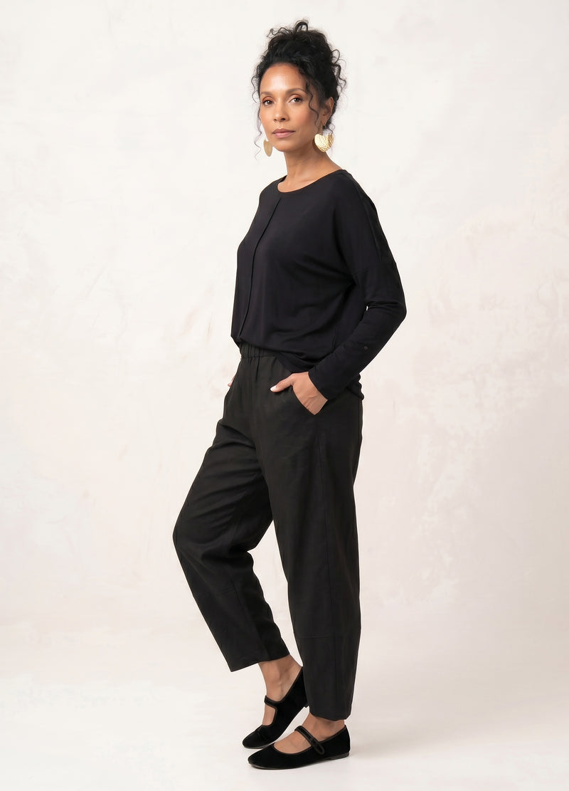 Sophie Lantern Trousers in Black