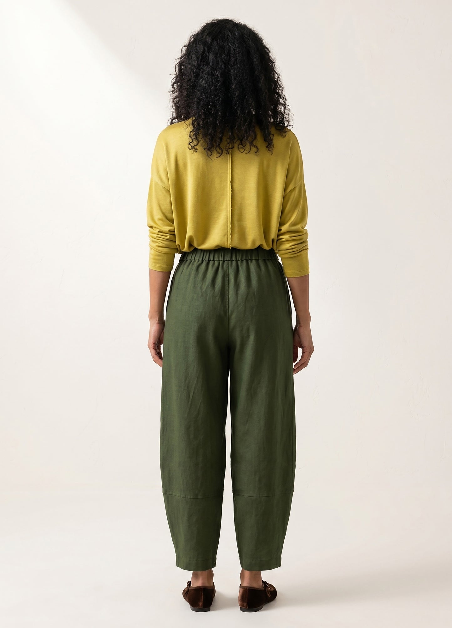 Sophie Lantern Trousers in Hunter Green