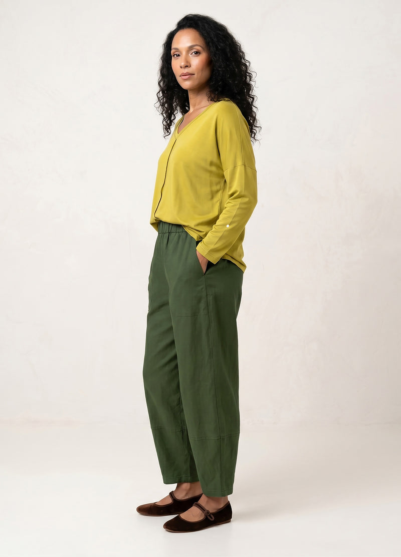 Sophie Lantern Trousers in Hunter Green