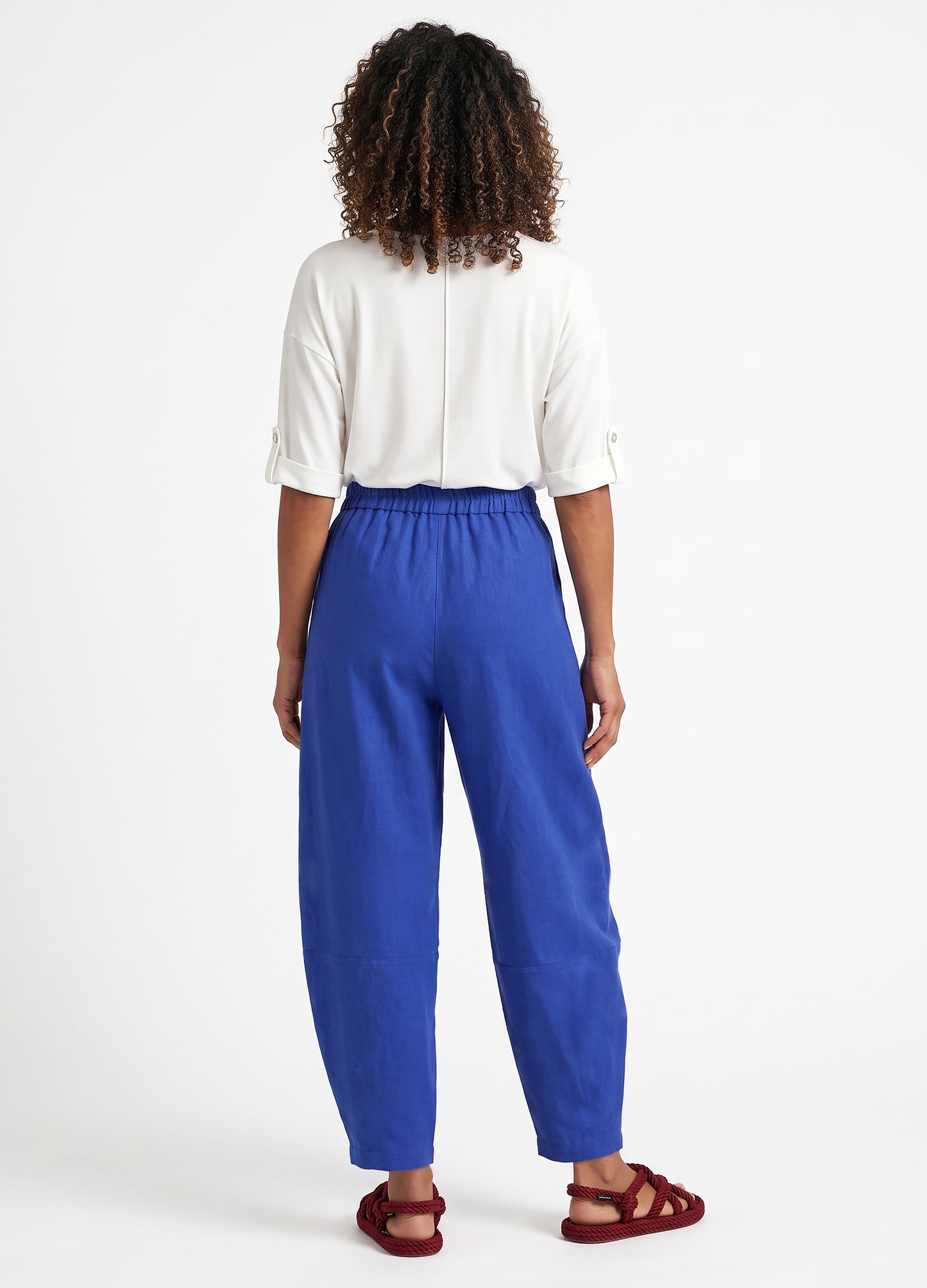 Sophie Lantern Trousers in Sapphire