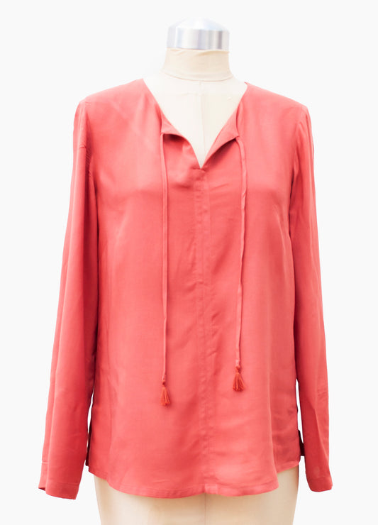 Zoe blouse in Terracotta size 32