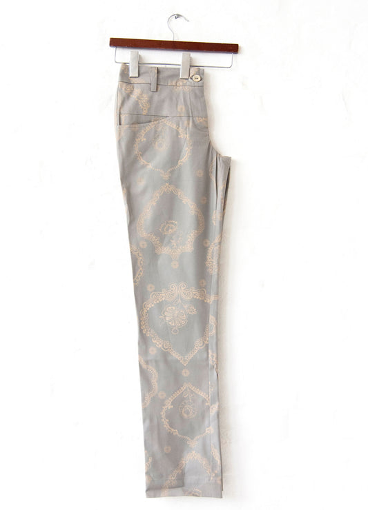 Sahar Trousers in grey Arabian Nights SIZE 32 LEFT