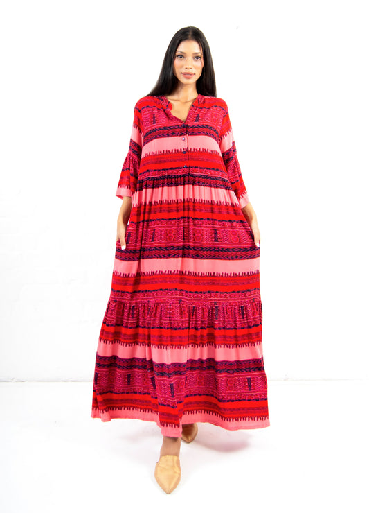 Cora maxi dress in Persian Boheme print