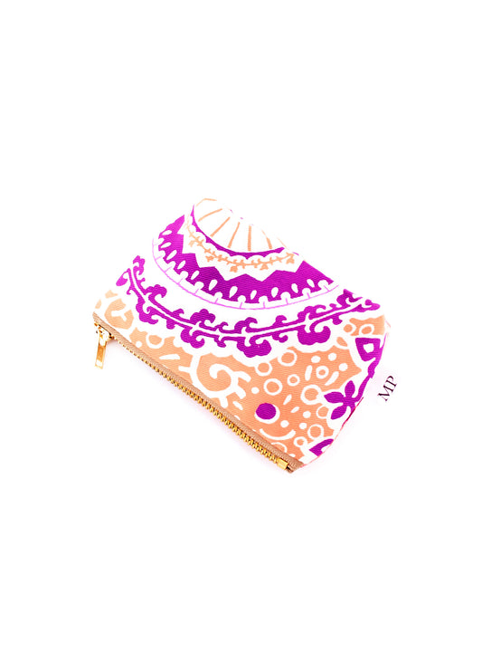 The Eugenie purse in ivory Casablanca print