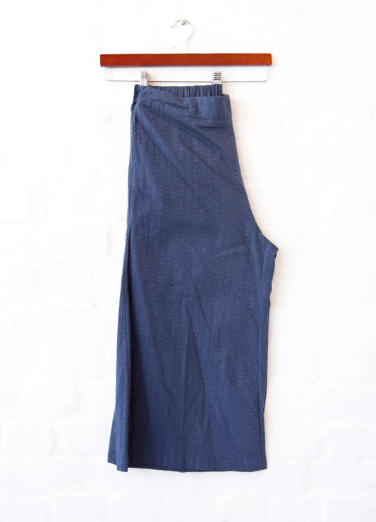 Marni culottes in Indigo dobby cotton size 32 left
